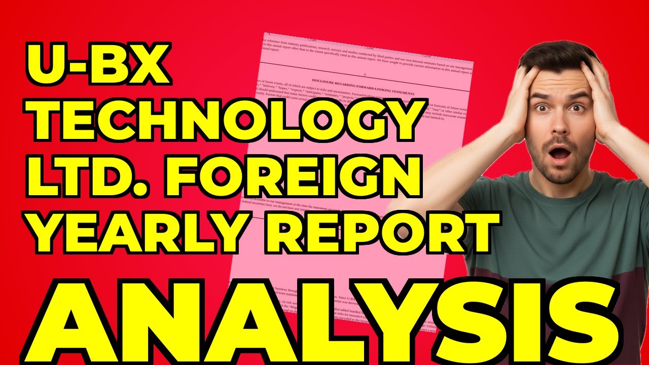 UBX Technology: My Takeaways from Their Latest Financials