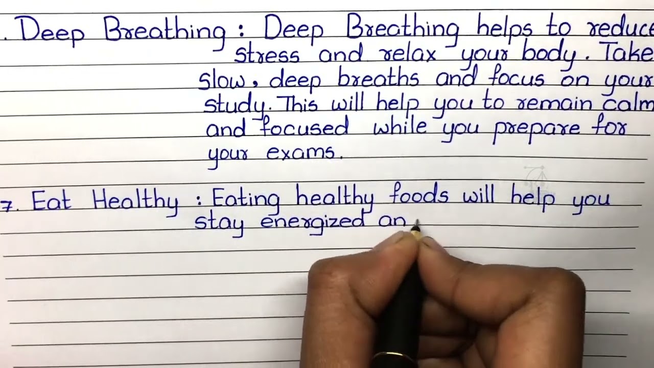 (4) Exam Stress ? Ways to Study Effectively | Scribble Sync | Handwriting Improvement Video | Study