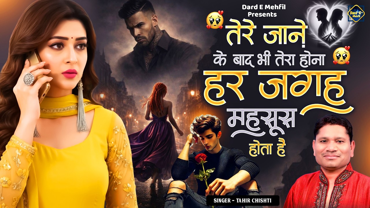 तेरे जाने के बाद भी तेरा होना हर जगह महसूस होता है | Woh Ruth Gaya | Latest Tahir Chishti Ki Ghazal