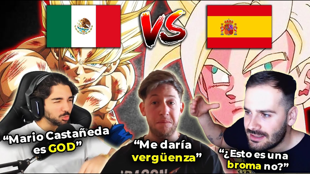 3 ESPAÑOLES REACCIONAN AL DOBLAJE LATINO VS ESPAÑA EN DRAGON BALL - NoMeDuchoGT