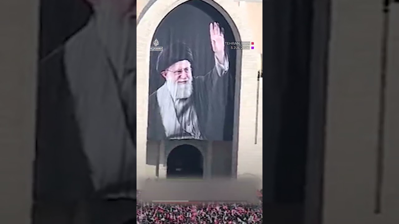 Millions attend funeral prayers for Iran&rsquo;s Khamenei and family | AJ #shorts