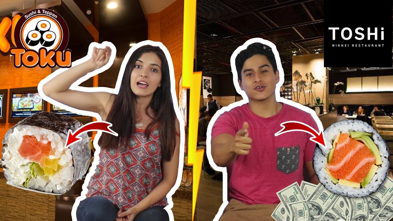 S/.10 SUSHI VS S/.25 SUSHI EN PERÚ!!! (¿QUIÉN GANA?)!!!