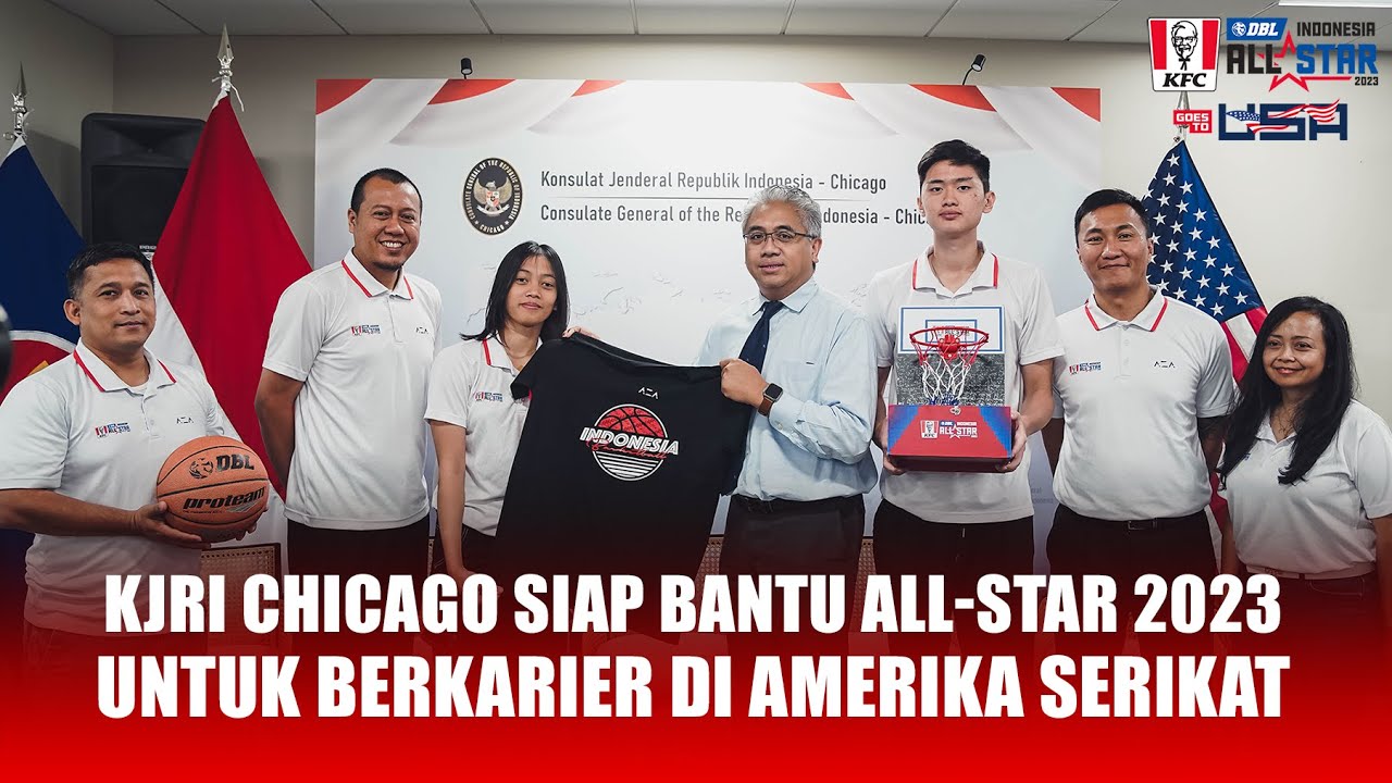 KJRI Chicago Siap Bantu All-Star 2023 untuk Berkarier di Amerika Serikat