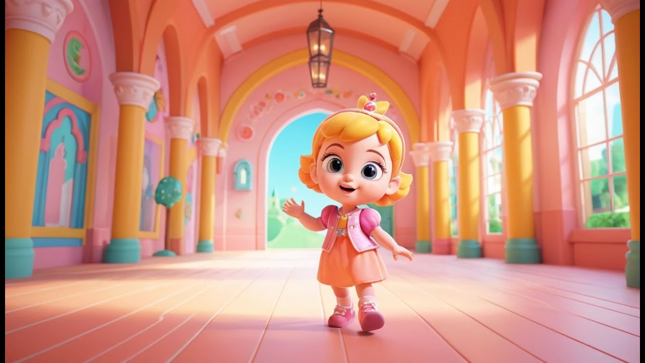 Baby Peach Mario se Transformou em uma Pista Divertida | Rimas e Canções Infantis