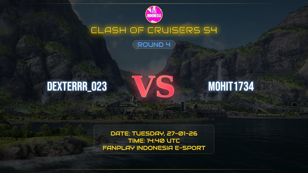 CLASH OF CRUISERS S4 || R4 || DEXTERRR 023 VS MOHIT1734