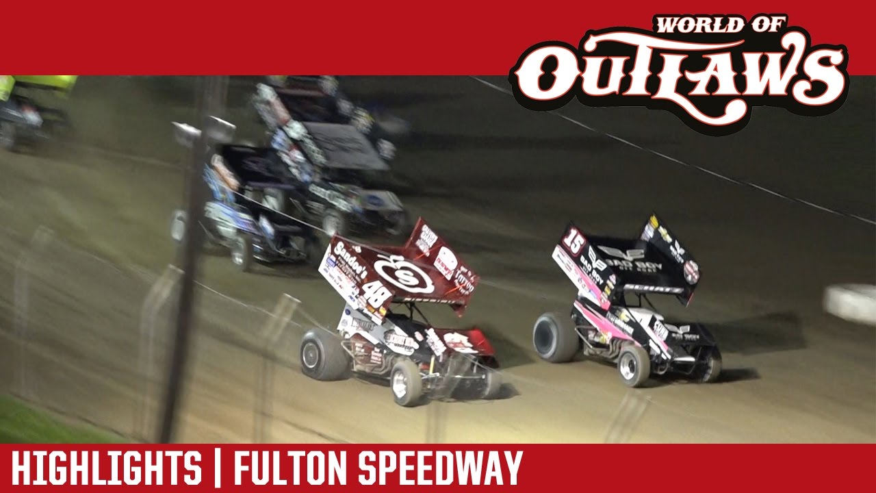 World of Outlaws Craftsman Sprint Cars Fulton Speedway October 8th, 2016 | HIGHLIGHTS