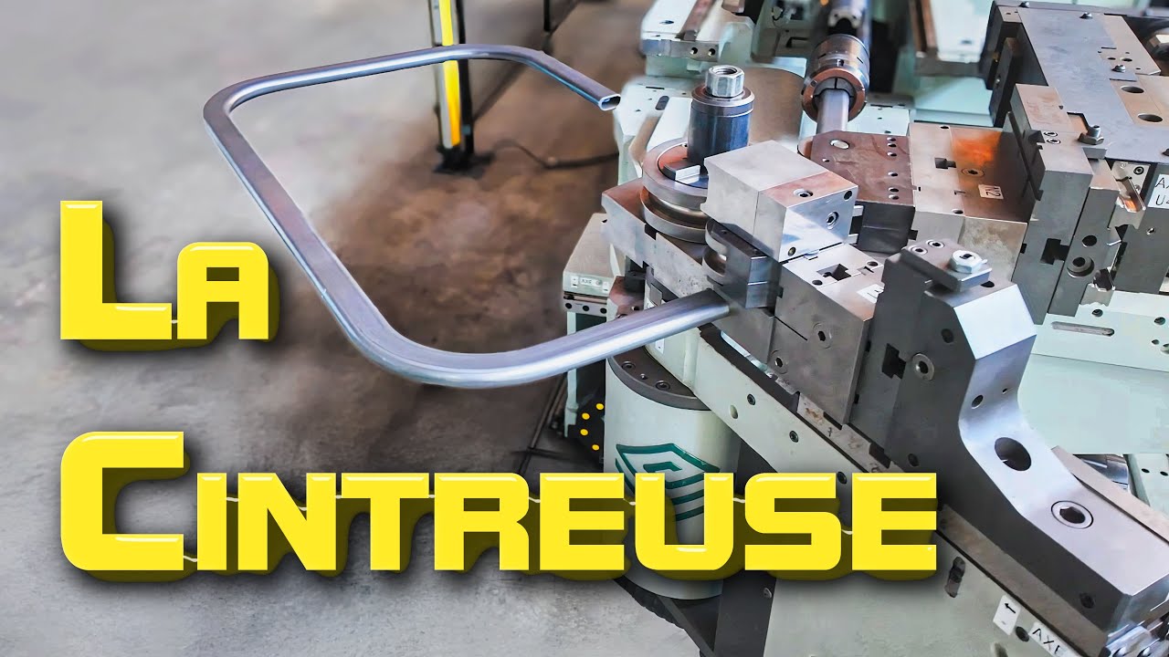 DEYME fabrication de présentoirs & articles métalliques. Démonstration de Cintrage, cintrer un proto