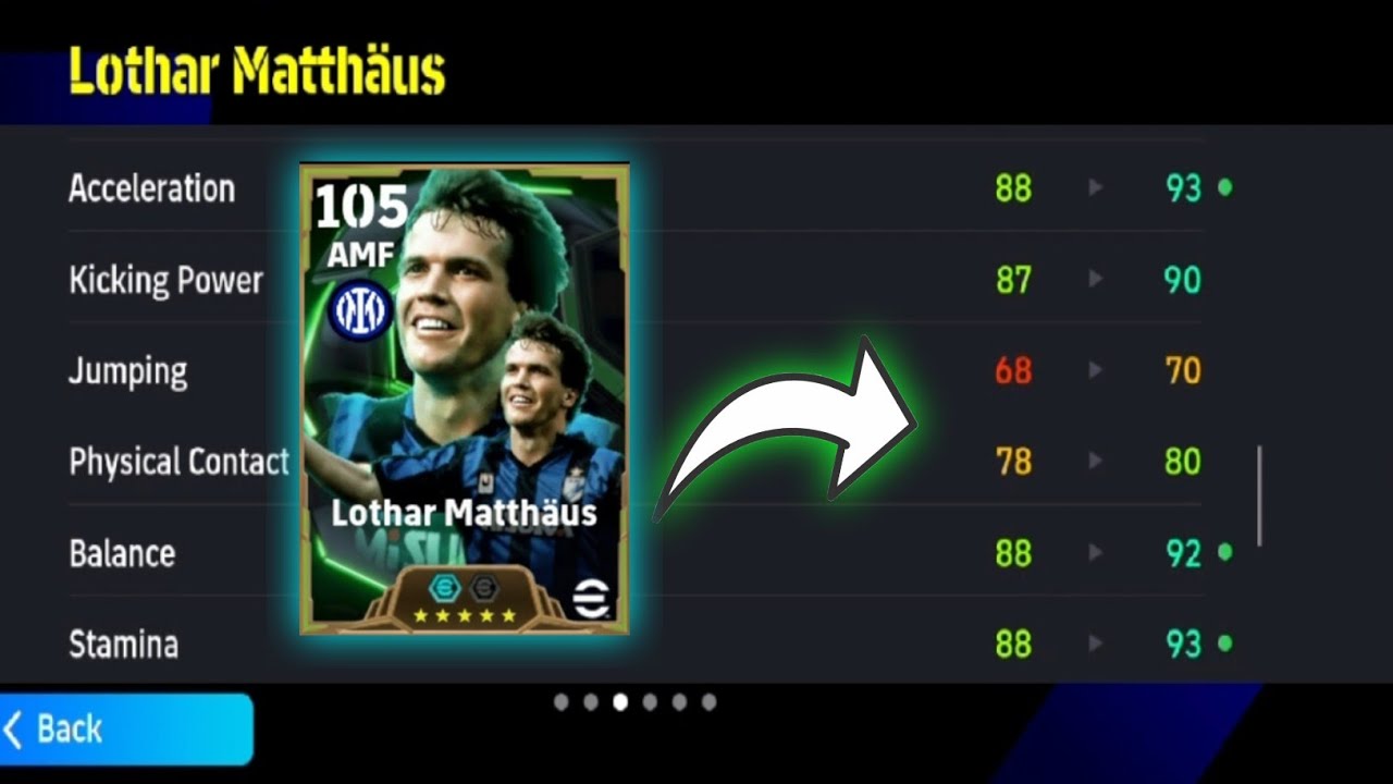 Best Training Guide Free Epic Lothar Matthaus 105 Rated In Efootball 2026 Treasure Link 😱✅
