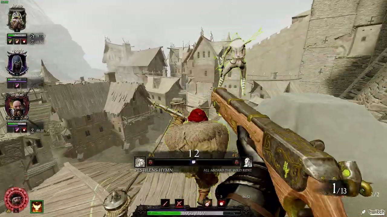 Vermintide 2, Cataclysm Deed Seek and Destroy,  No Pickup, Twitch 60-60 %199. (Mercenary)
