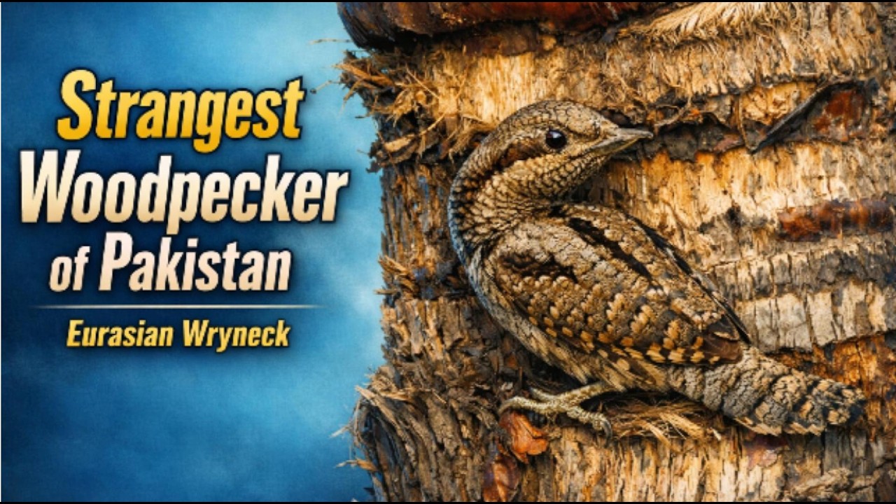 Strangest Woodpecker of Pakistan | The Secretive Eurasian Wryneck