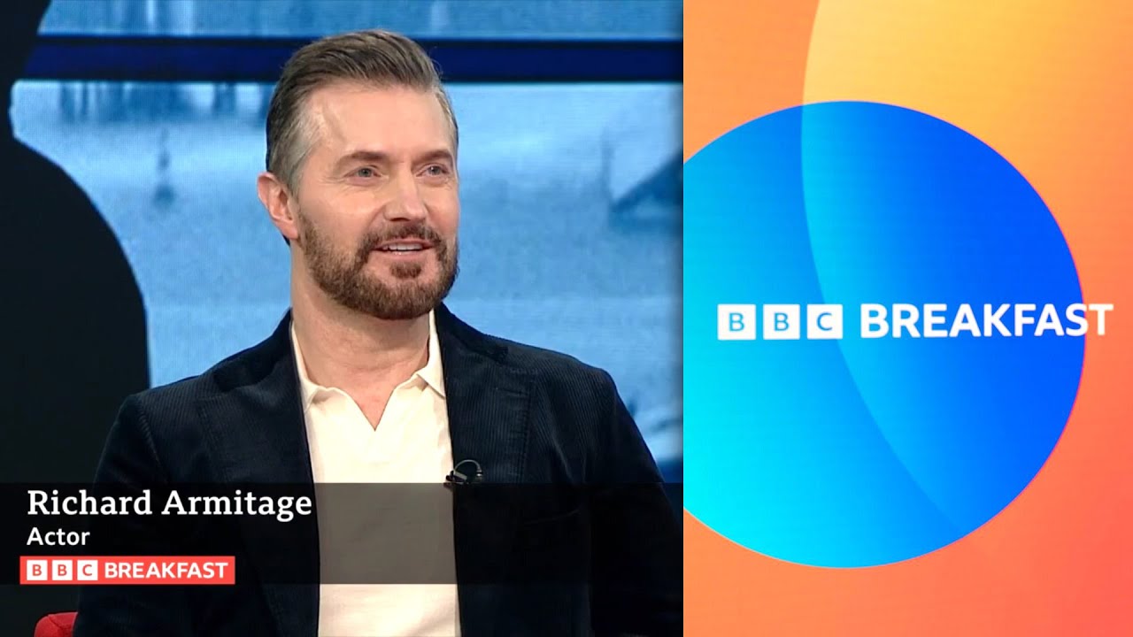 Ричард Армитидж в студии BBC Breakfast о 