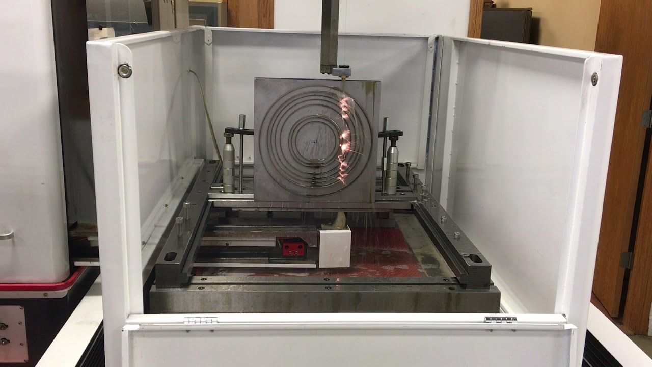 Fast Wire EDM Cutting in Terrible Flush Conditions