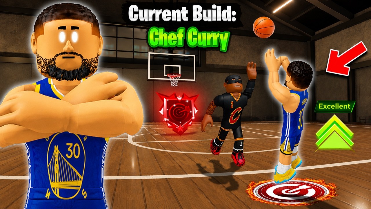 Это ЛУЧШИЙ билд Стефа Карри в Practical Basketball... (Он не промахивается)