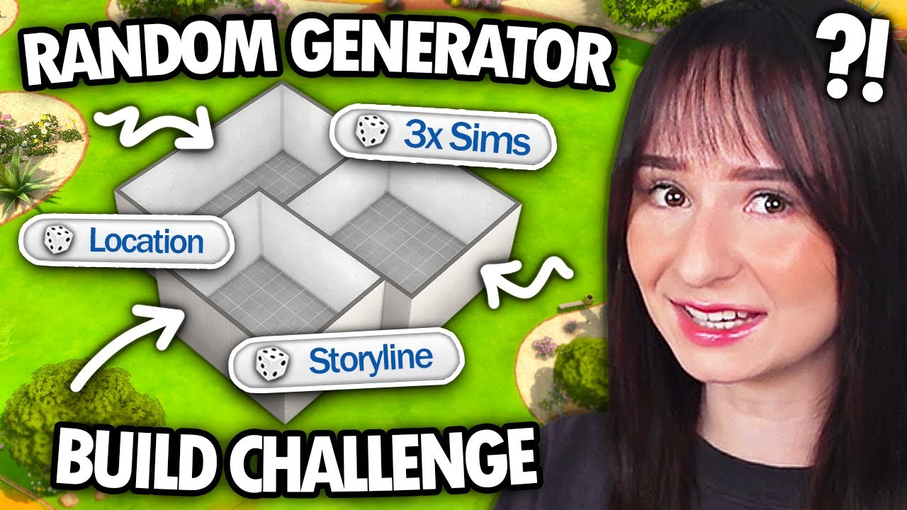 I tried the RANDOM GENERATOR build challenge in The Sims 4!
