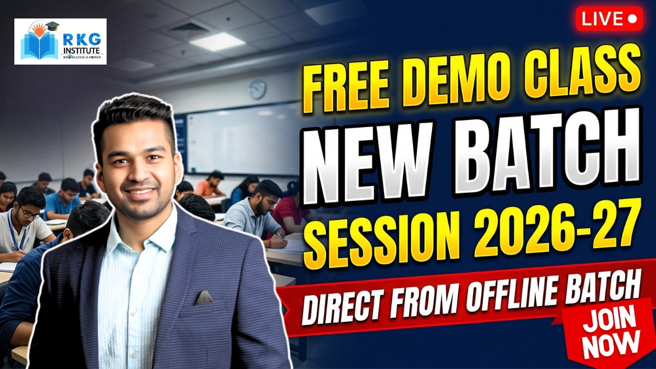F2F & Hybrid Live Batch (1st DEMO Class) - ACCOUNTS | Basic 