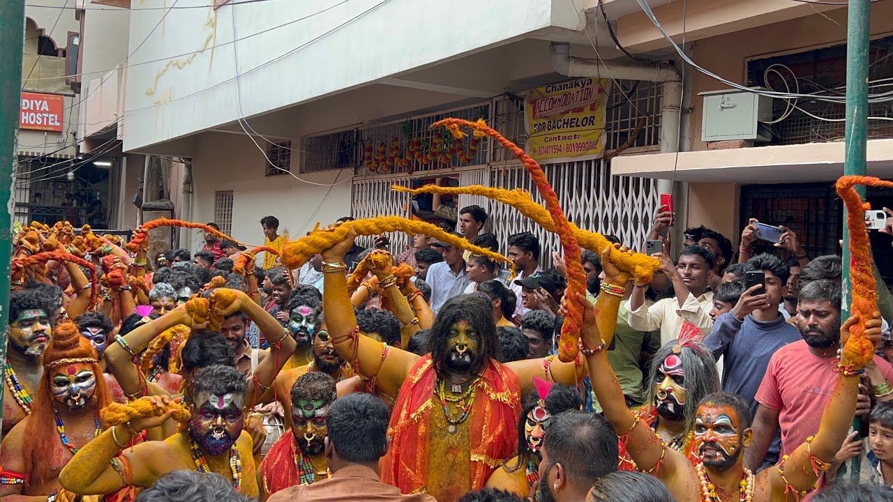 Potharaju Entry 2022 | 101 Different looks Potraj entry at Bonalu 2022 | Potharaju Dance 2022