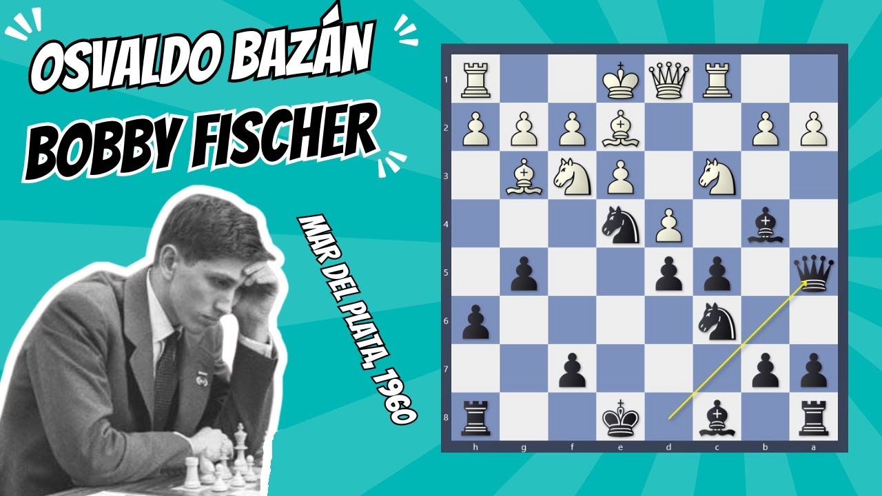 Sharp Queen's Gambit! | Osvaldo Bazán vs. Bobby Fischer (1960)