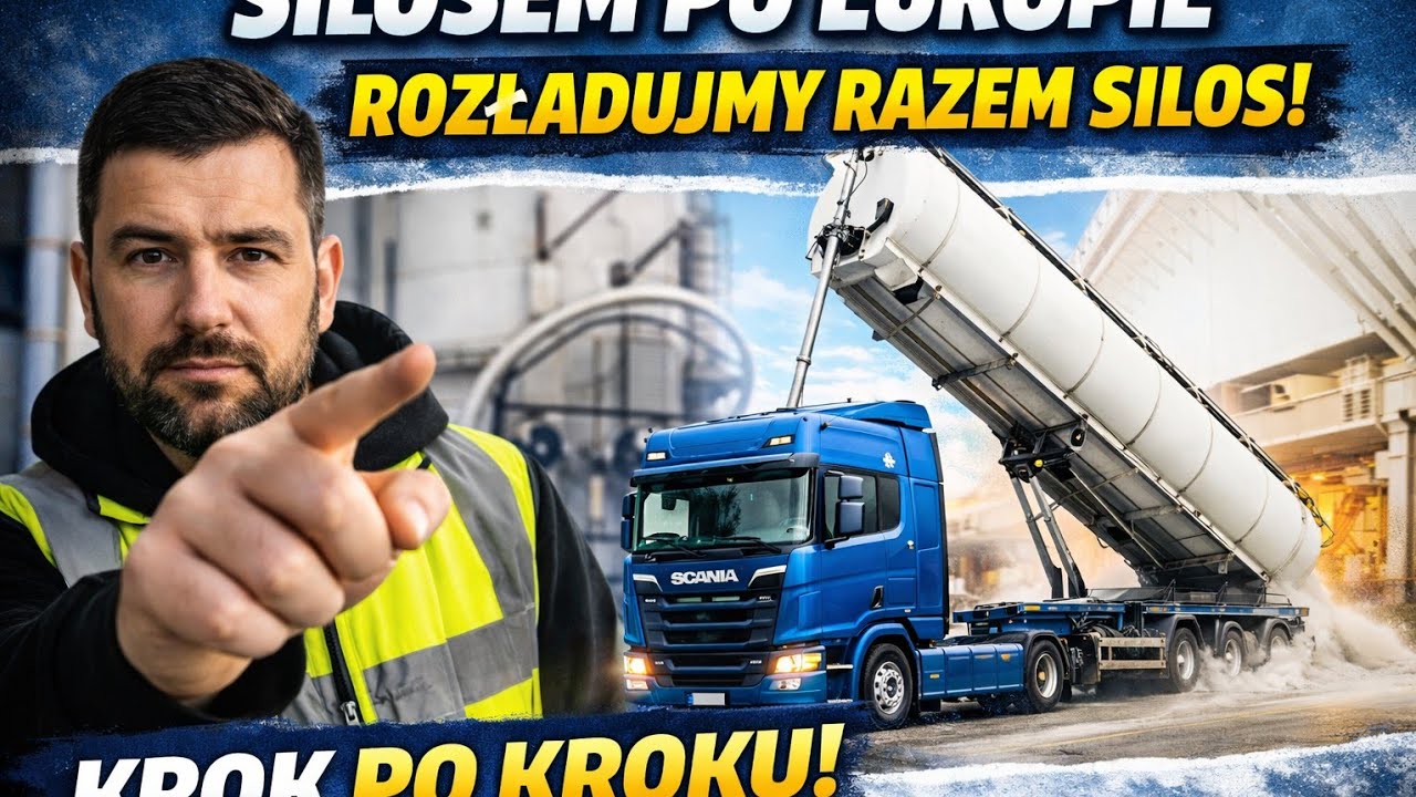 Silosem po Europie: Rozładujmy razem silos !  Przedstawiam Wam przygotowanie oraz rozładunek silosu