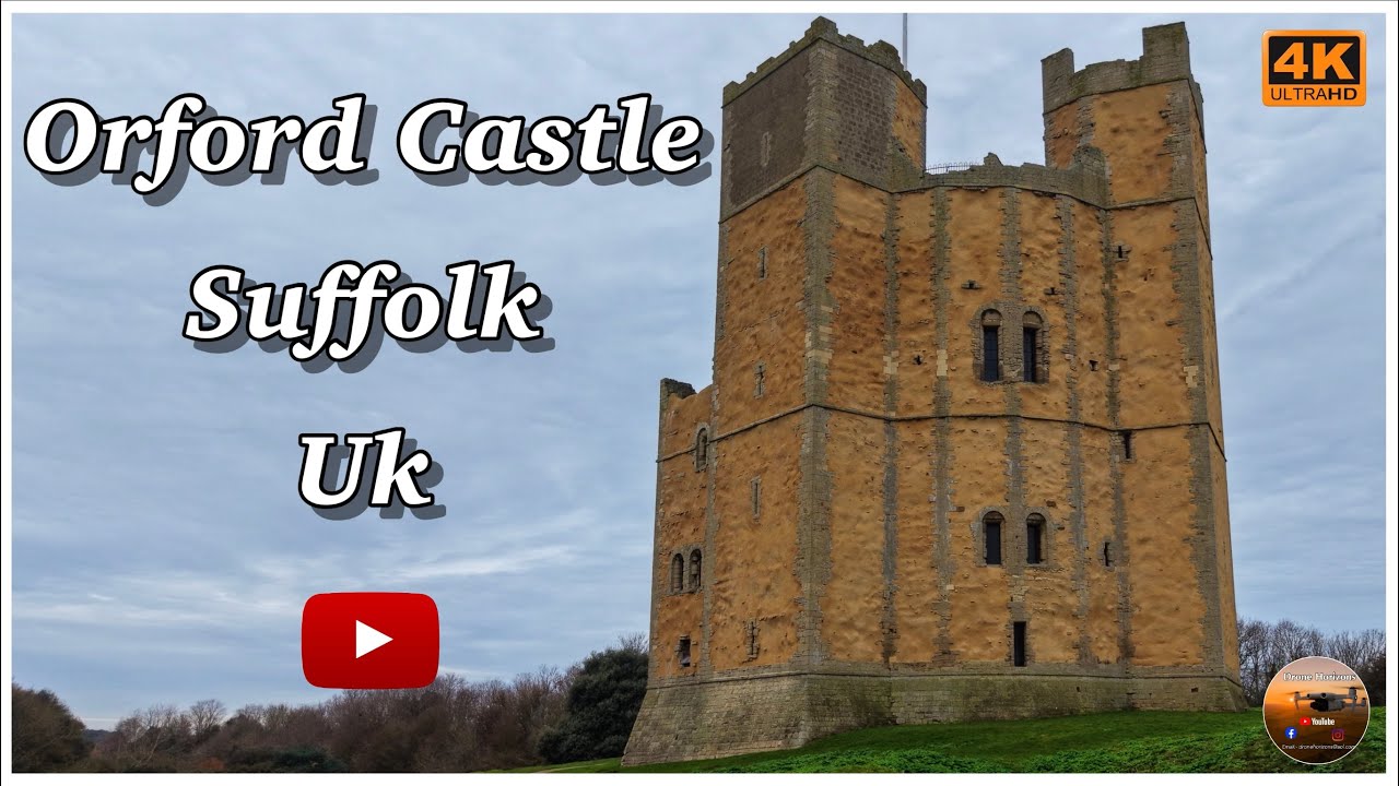 Exploring Orford Castle in an Aerial 4k Adventure
