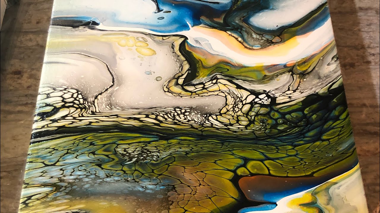 #313.  PHENOMENAL Deconstructed Bloom Technique!!! / golden fluid acrylics / art therapy