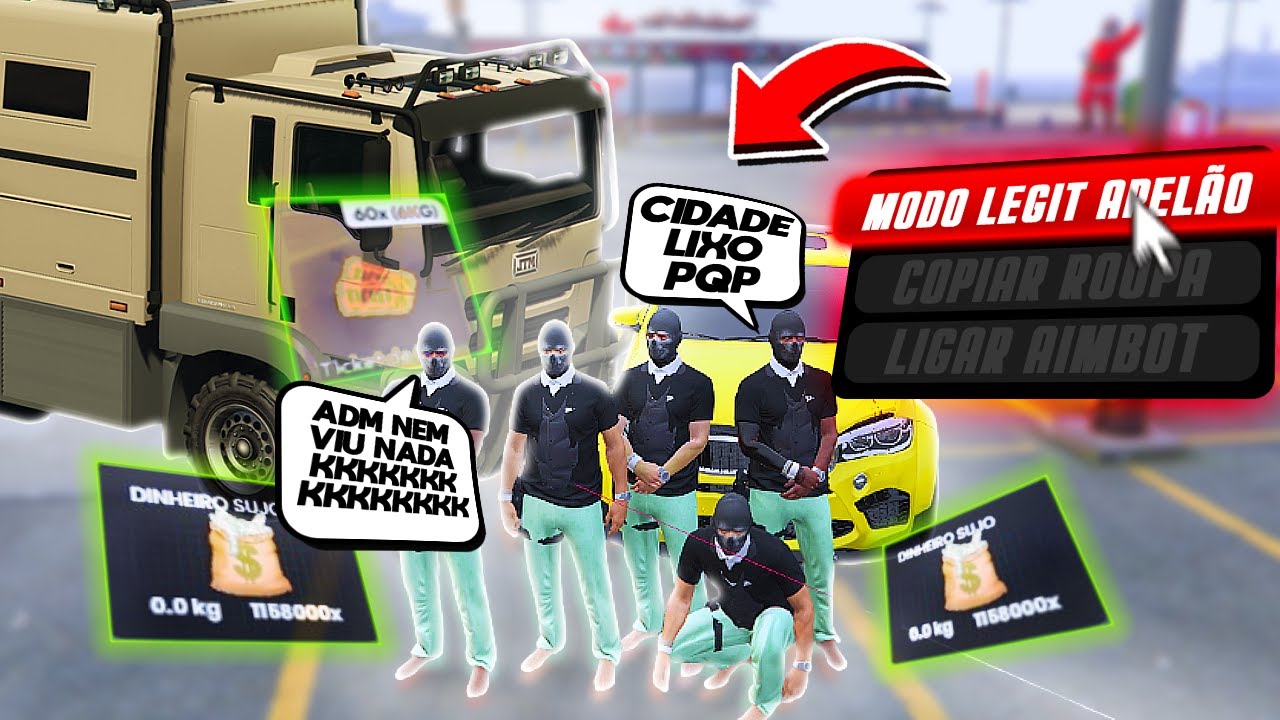 FAZENDO RP REVELEI O QUE ESCONDEM NO WIPE DO SERVIDOR QUE ROUBOU MEU TOP 1 #fivem #modmenu #antirp