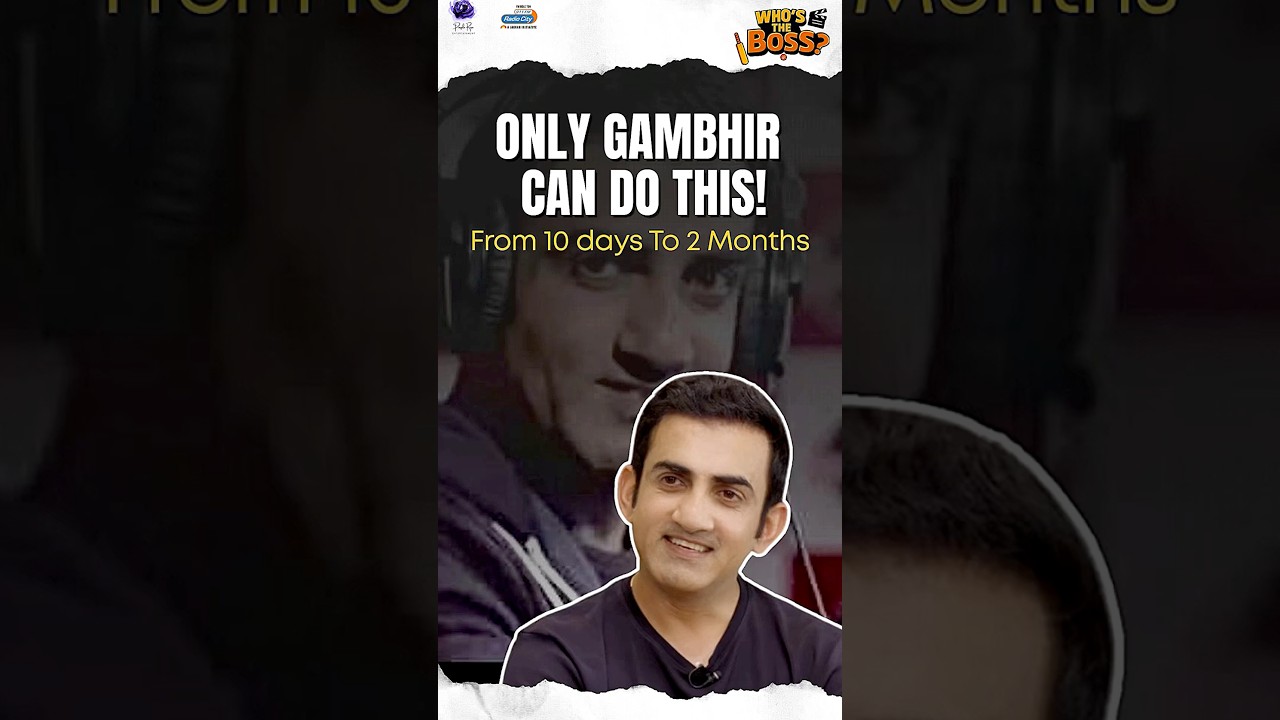 One Song on Repeat for Days and Months | Gautam Gambhir | Who&rsquo;s The Boss?