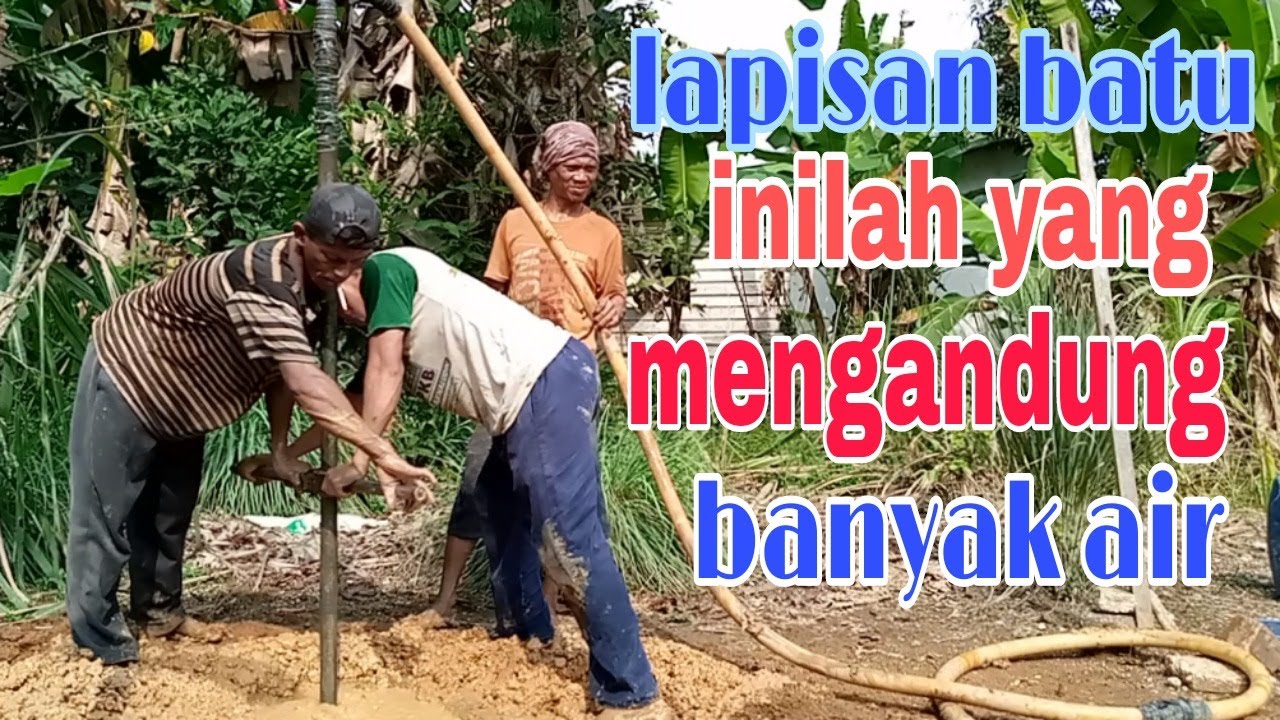 full video cara membuat sumur bor dari awal sampai akhir// sumur bor dangkal //