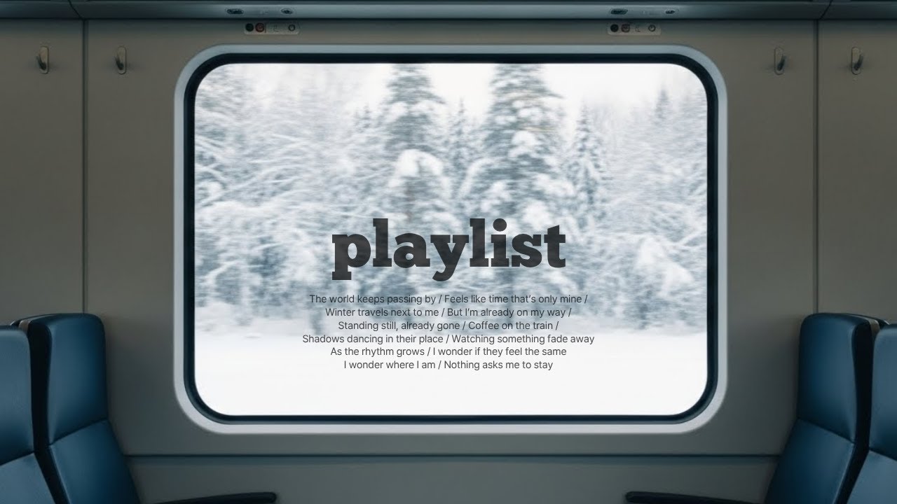 겨울 기차 창가에서 흐르는 쿨 재즈⛄❄️눈 덮인 풍경과 함께하는 여행 재즈 | Cozy Tune · Winter Jazz | 카페플레이리스트