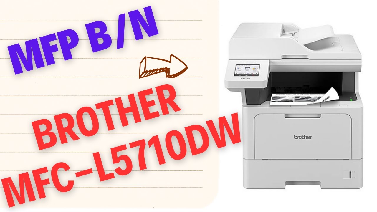 UNBOXING e primo avvio della multifunzione BROTHER MFP L5710DW