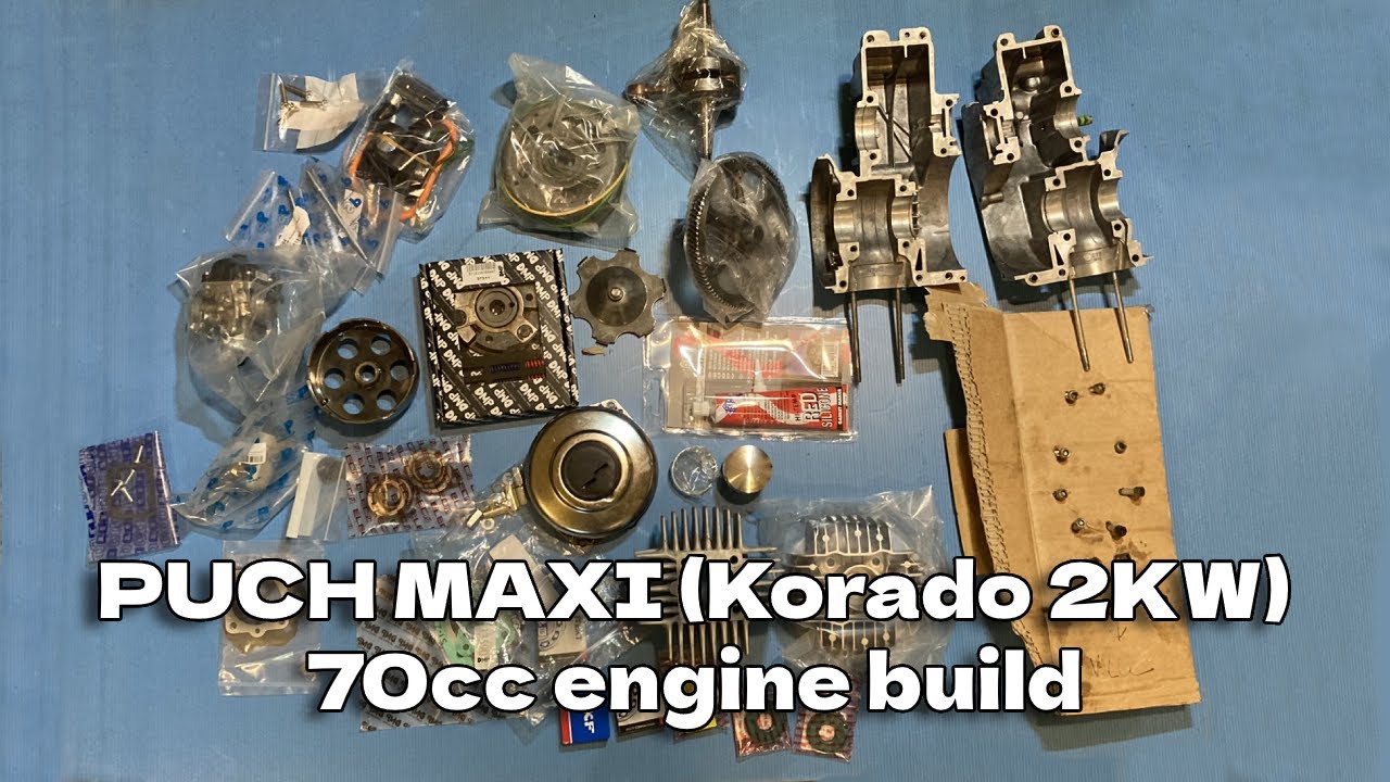 PUCH Maxi (Korado 2KW) 70cc engine build