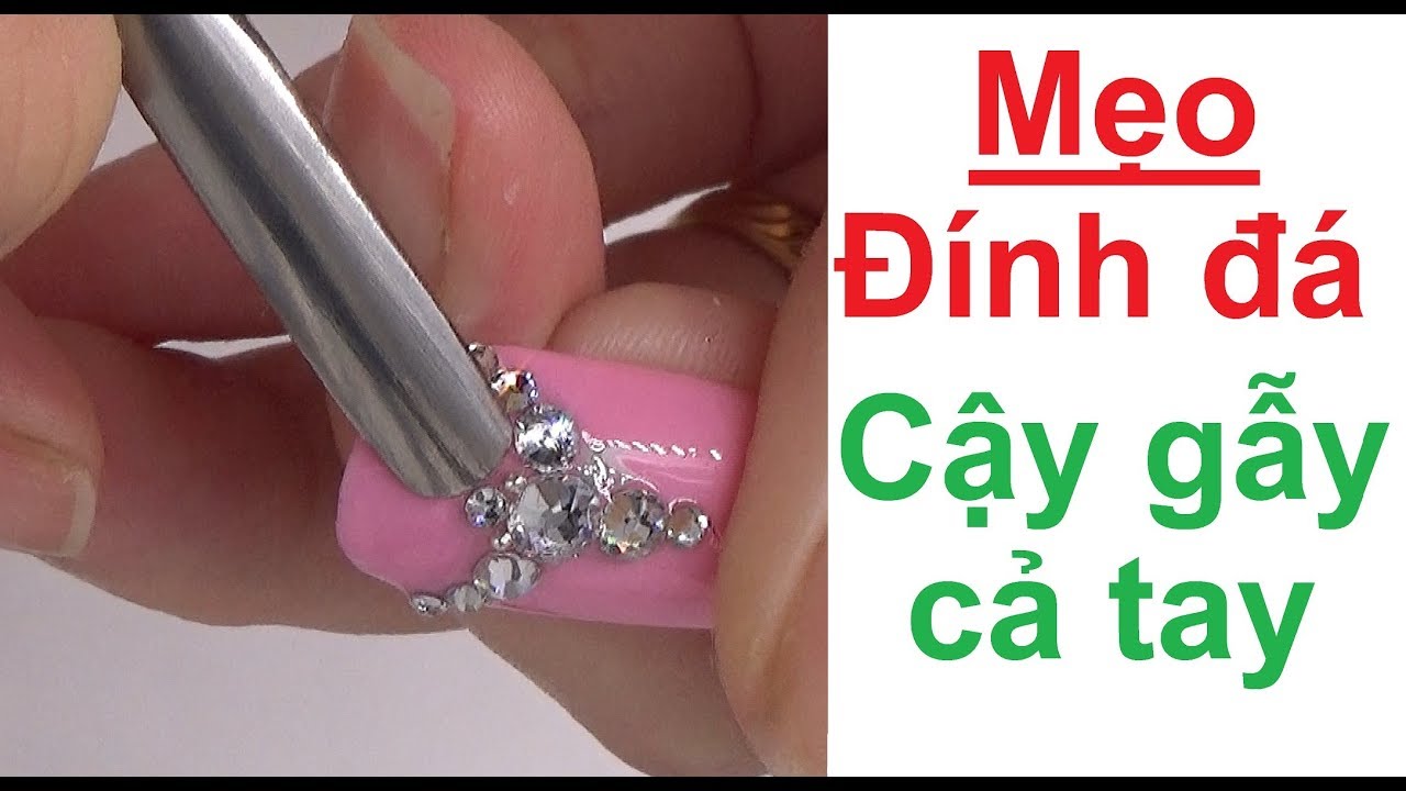 Kỹ Thuật Đính Đá Móng Tay Siêu Chắc Với Gel Đính Đá ANS | AnaTran