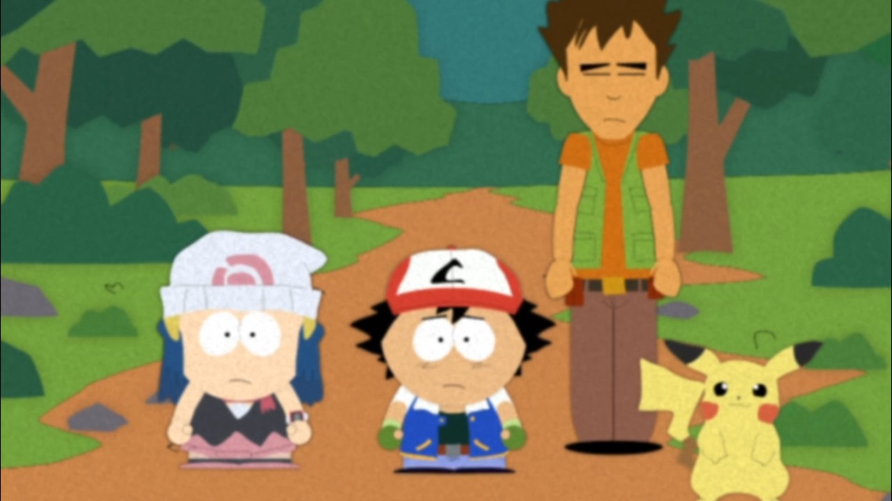 Pok&eacute;mon Abuse is Super Effective but in South Park style