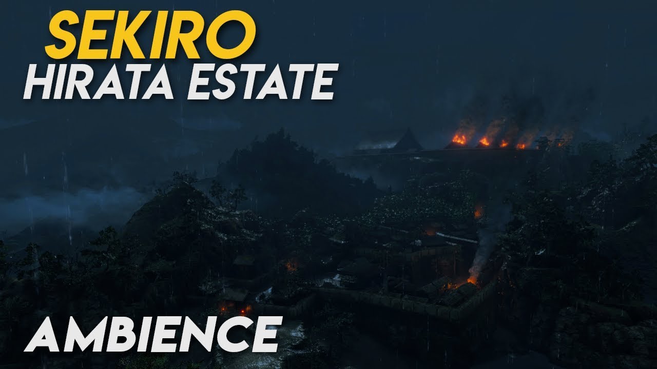 Sekiro Ambience ► Hirata Estate - Rain Sounds