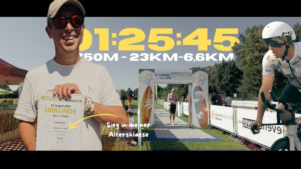 Mein erstes Podium auf der Triathlon Sprintdistanz! | Wie konnte das passieren? | Vlog 