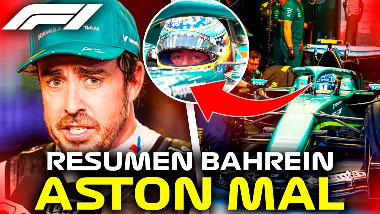 🚨 ASTON MARTIN TOCA FONDO EN BAHREIN MIENTRAS MERCEDES Y FERRARI IMPONEN EL RITMO 🚨