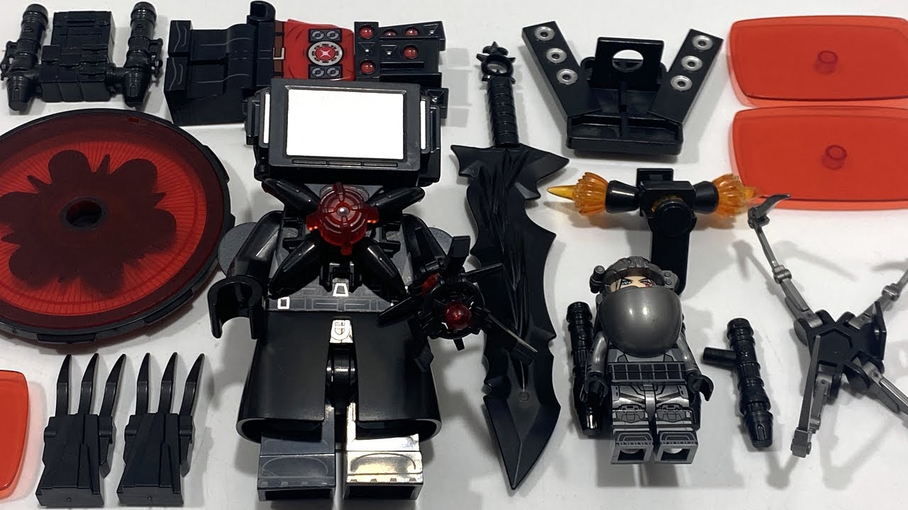 LEGO Skibidi Toilet Titan Female Skibidi Mutant | Watchman of Doom Big figure Unofficial LEGO