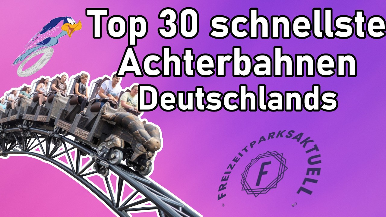 Wer gewinnt das Rennen? | Top 30 schnellste Achterbahnen Deutschlands | #33