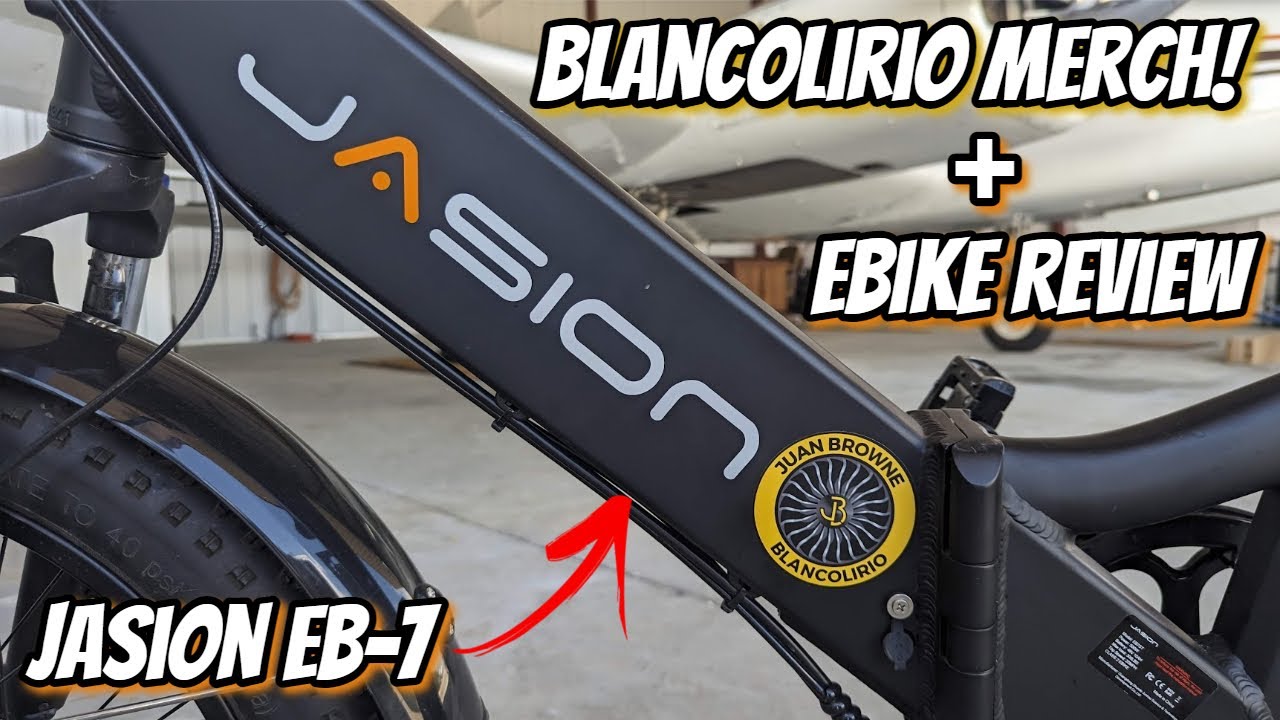 Jasion EB-7 E-Bike Review / Blancolirio Merch Store!