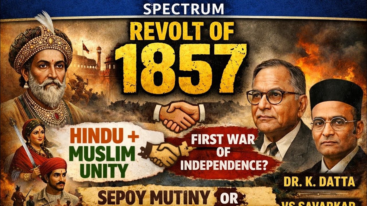 1857 Revolt: Sepoy Mutiny or First War of Independence? | UPSC Analysis |
