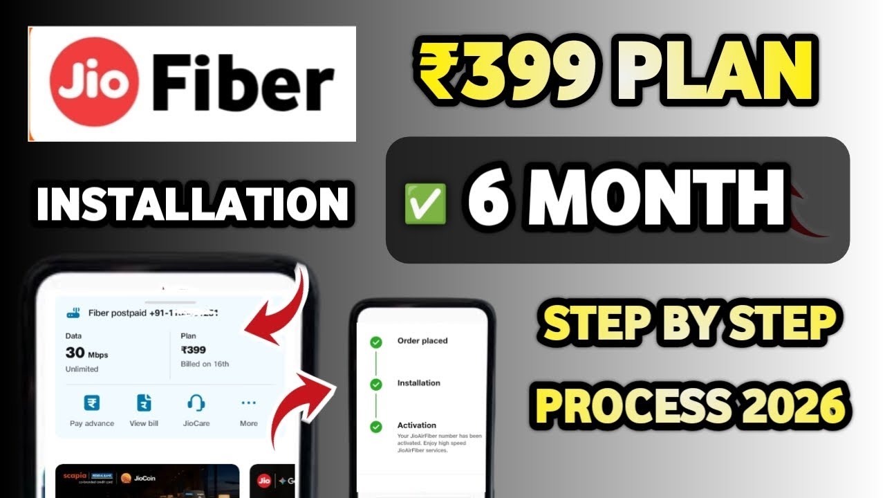 Jio Fiber ₹399 Plan Installation 2025 | How to Get Jio Fiber 399 plan 2026 | jio Fiber Free installs