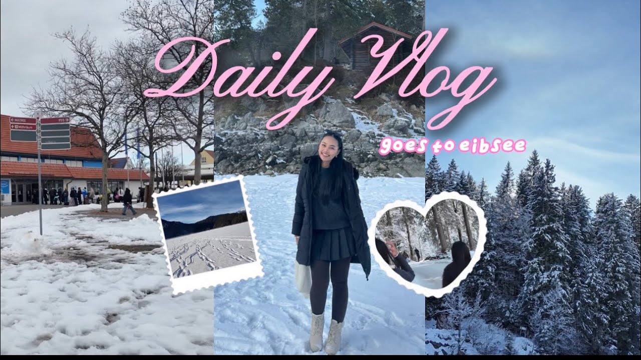 GOING TO EIBSEE AND ICE SKATING!! ❄️☃️⛸️