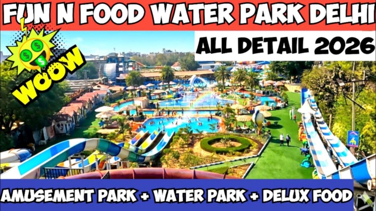 FUN N FOOD VILLAGE GURGAON 2026 | 2026 FUN N FOOD KAPASHERA | BEST WATER PARK DELHI NCR 2026