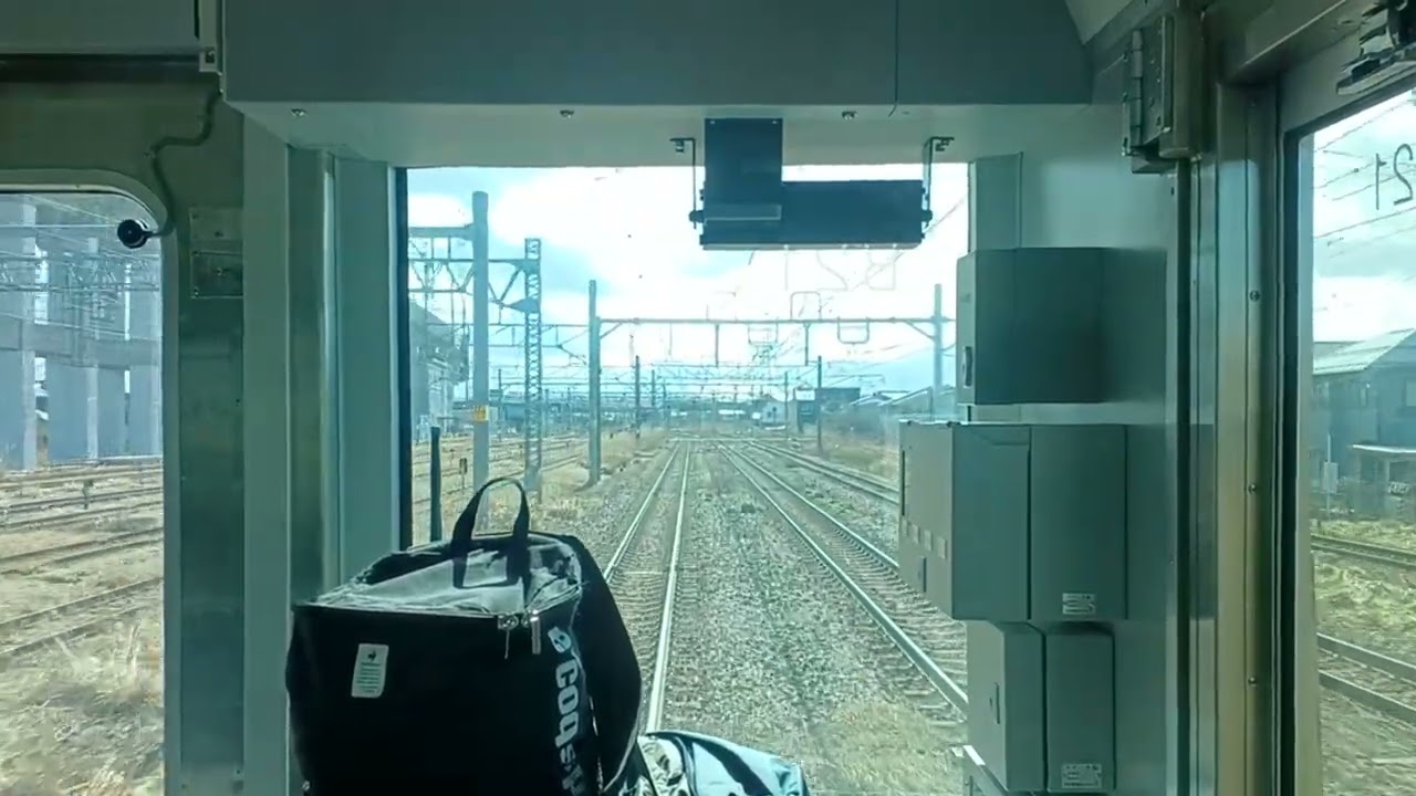 2026年3月5日(木)　白新線(信越本線直通)村上行　新潟～東新潟　前面展望