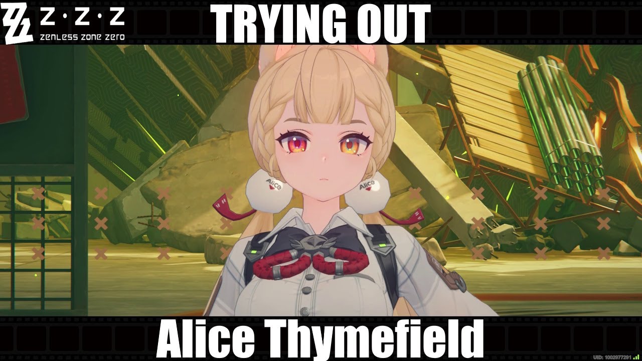 Zenless Zone Zero - Trying Out Alice Thymefield