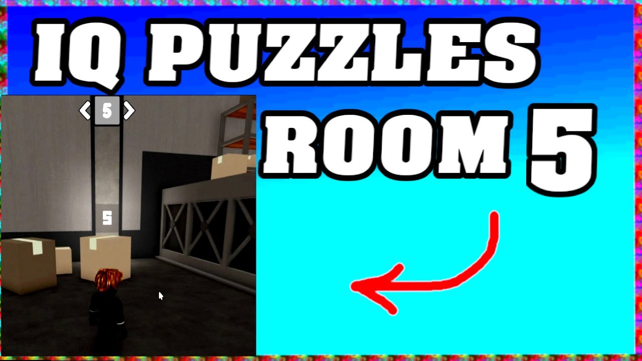 ROOM 5 IQ PUZZLES Roblox Walkthrough [Full Guide English]