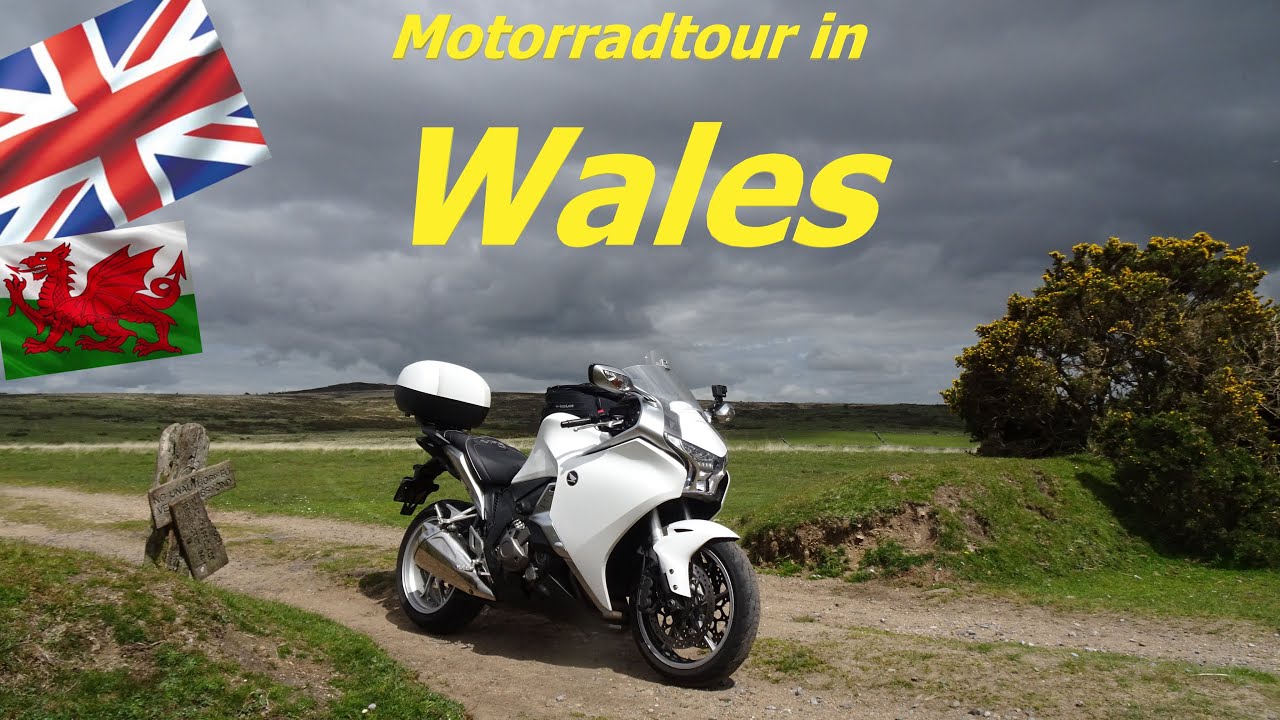 Motorradtour in Wales, Pässe in Gross Britannien, Honda VFR 1200 F, Biking in Wales, Snowdonia