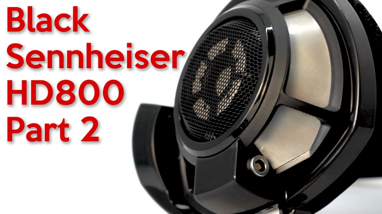 Black Sennheiser HD800 Part 2 - paintwork