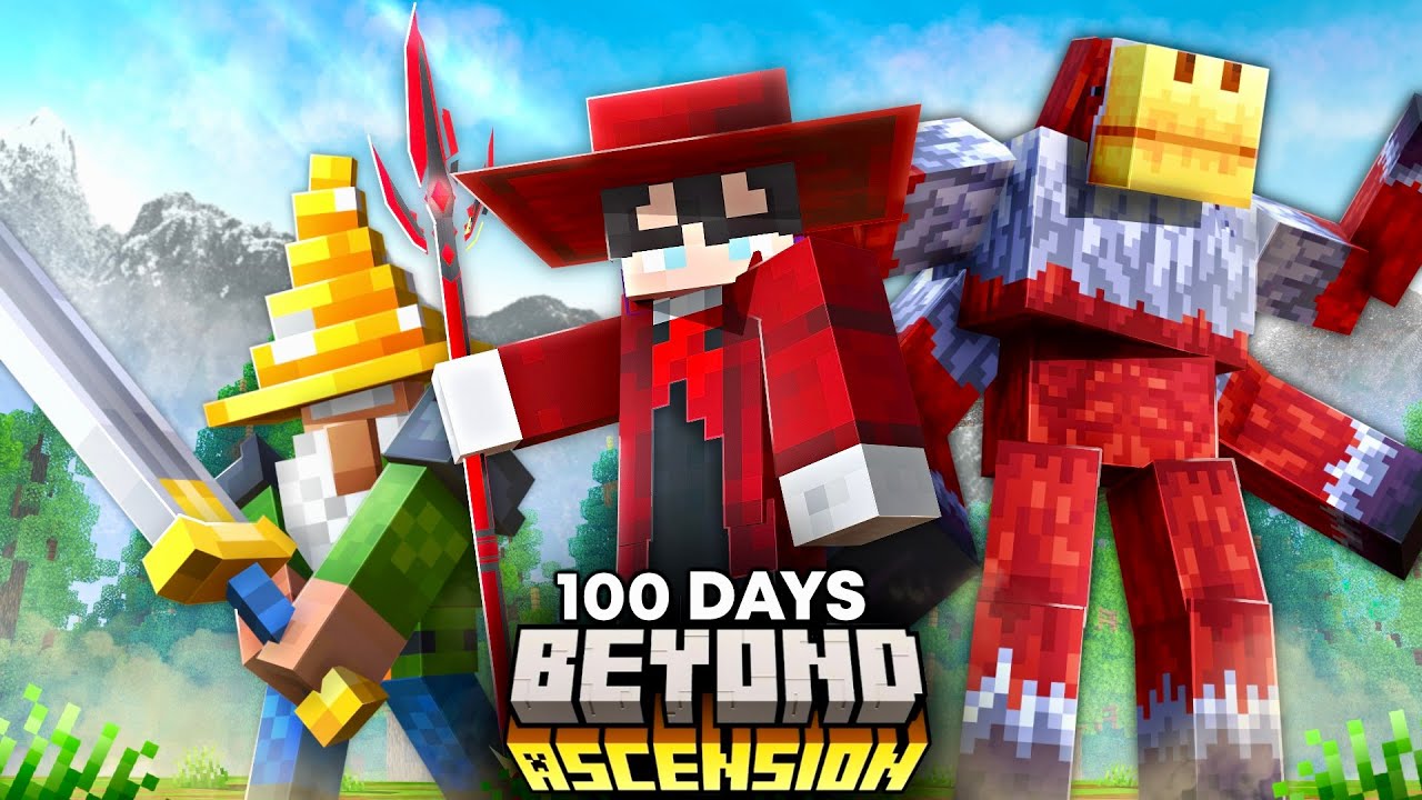I Survived 100 Days of BEYOND ASCENSION Minecraft