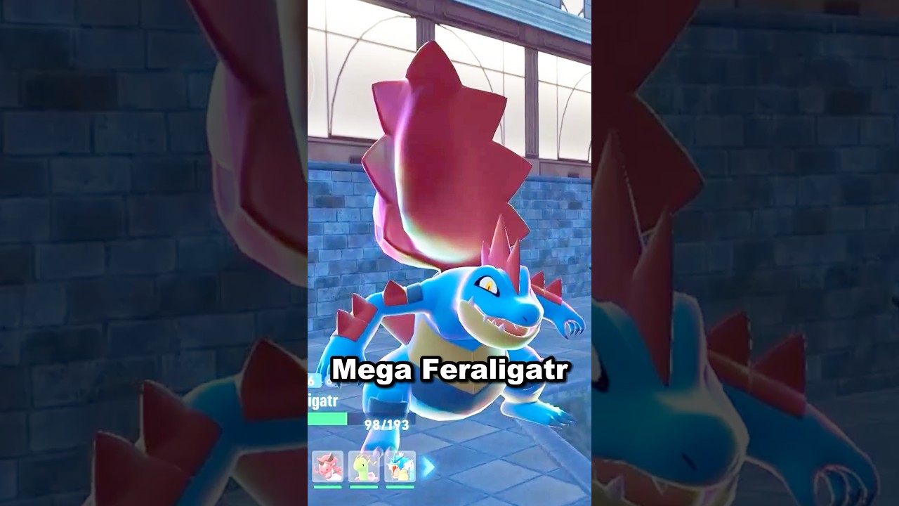 Mega Feraligatr Pokemon Legends Z-A New Mega Evolutions Reveal #pokemon #pokemonlegendsza