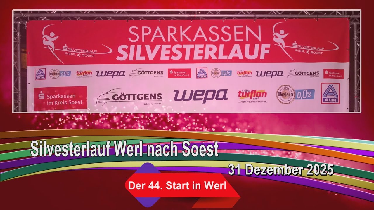 Sparkassen Silvesterlauf 2025 der Start in Werl